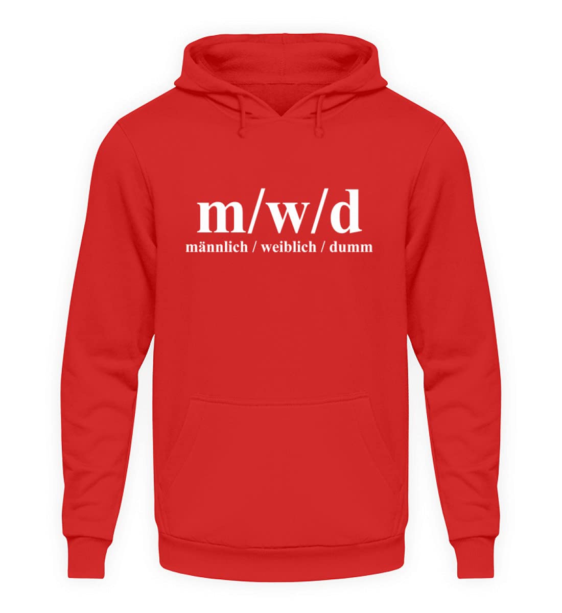 Sweat à capuche unisexe avec message m/w/d Gender Blödsinn - 3