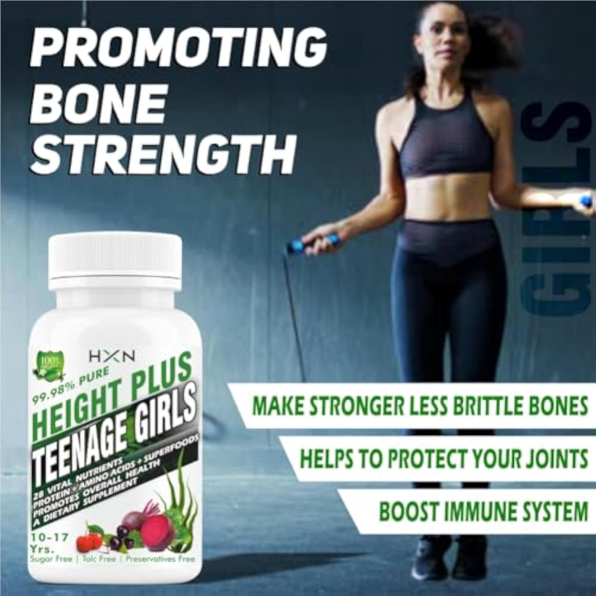 HXN Height Growth Supplement, Herbal Medicine