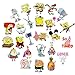 Sponge Stickers for Water Bottles,Waterproof Cartoon Vinyl Stickers for Water Bottle and Laptop DIY Decorative Gift(50pcs)