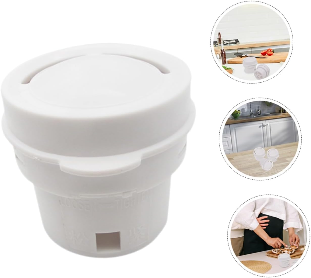 OSALADI Universal Rice Cooker Exhaust Valve Replacement Steam Outlet Valve 1.69X1.69X1.53 Inch Easy Installation Rice Cooker Parts Accessory for Kitchen