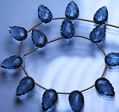Quartz London Blue en briolettes de 16mm pour vos colliers de soirée élégants