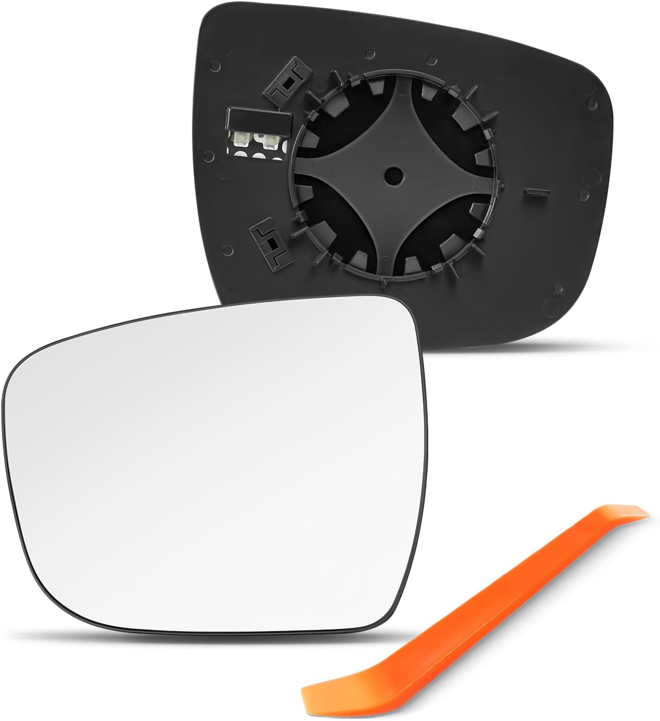 Driver Side Mirror Compatible with Nissan Rogue 2014-2019, Murano 2015-2023, Pathfinder 2017-2019, Left Convex Mirrors Glass, Power Heated