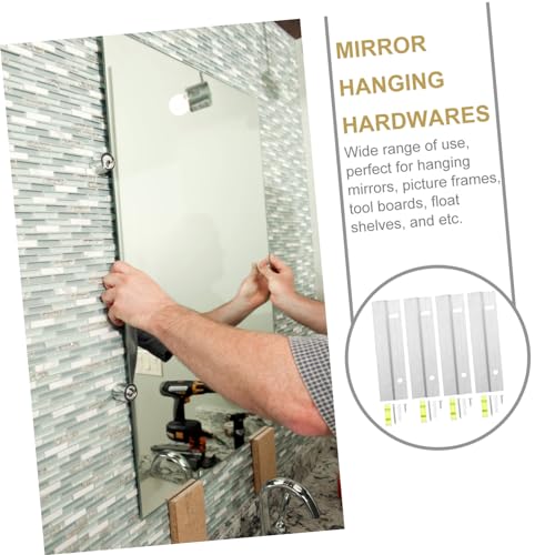 Image of Hemoton 3sets French Cleat Picture Hanging Hardware Sturdy Mirror Hanger for Wall Mounting Supports up for Photos and Mirrors Easy Installation and Design