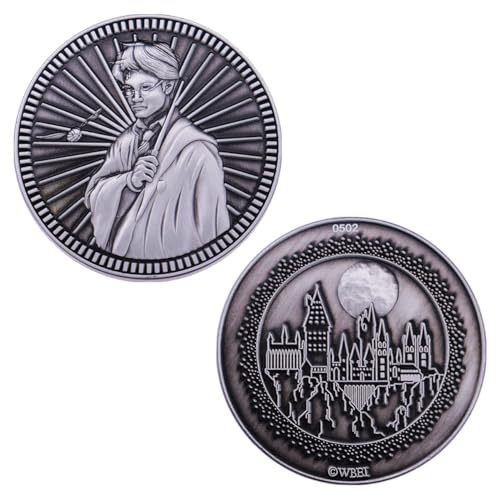 Harry Potter Collectible Coin – Limited Edition Embossed Double-Sided Coin, Individually Numbered, 38mm Protective Display Pack, Officially Licensed