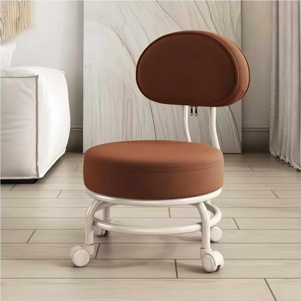 Tabouret rond en fer compact pour soulager le dos dans les petits espaces