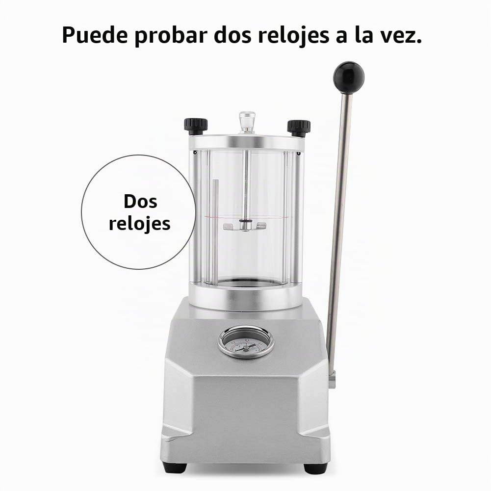 Herramienta de Prueba de estanqueidad para Relojes, comprobador de presión subacuática de Metal 6 ATM 2 para Pruebas de estanqueidad de Relojes