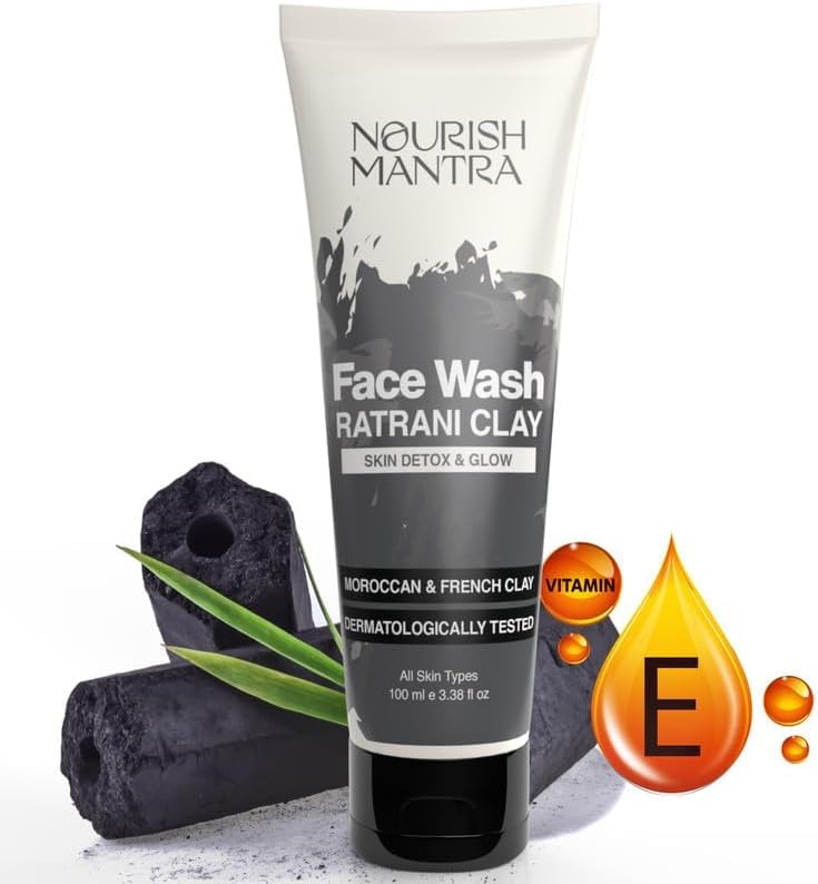 Nourish Mantra-Ratrani Moroccan Lava Face Wash (100 ml), Ratrani clay - Image 2