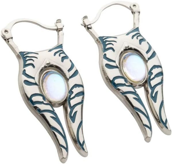 Star Wars Ahsoka Opal 3D Hoop Earrings