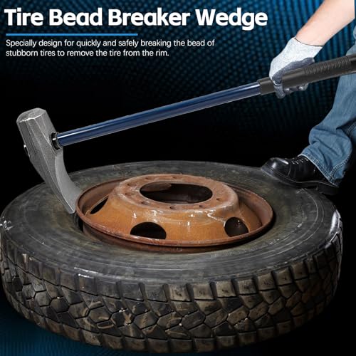 Image of Sunluway Tire Bead Breaker Wedge Replacement for Ken-Tool 35429 Bead Brkg Wg, 32 in, STL, Duck-Billed Tire Hammer for Passenger Car, Truck, SUV, ATV, Motorcycle, Bus, Farm Tractor, Aircraft Tire