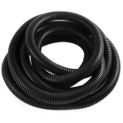 Aexit 3.6M PVC Electrical Boxes, Conduit & Fittings Flexible Corrugated Tubing Cable Conduit Electrical Boxes Pipe 21.5mmx16.5mm