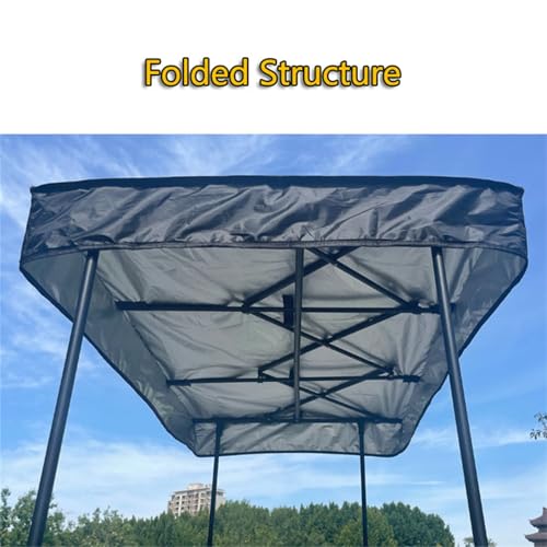 Outdoor Utili Cart con tavolo e baldacchino – Versatile n per campeggio, spiaggia, barbecue, shopping, tailgating – Heavy-Du, pieghevole, design per tutti i terreni