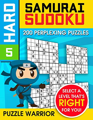 Hard Samurai Sudoku: 200 Perplexing Puzzles (Hard Sudoku Samurai)