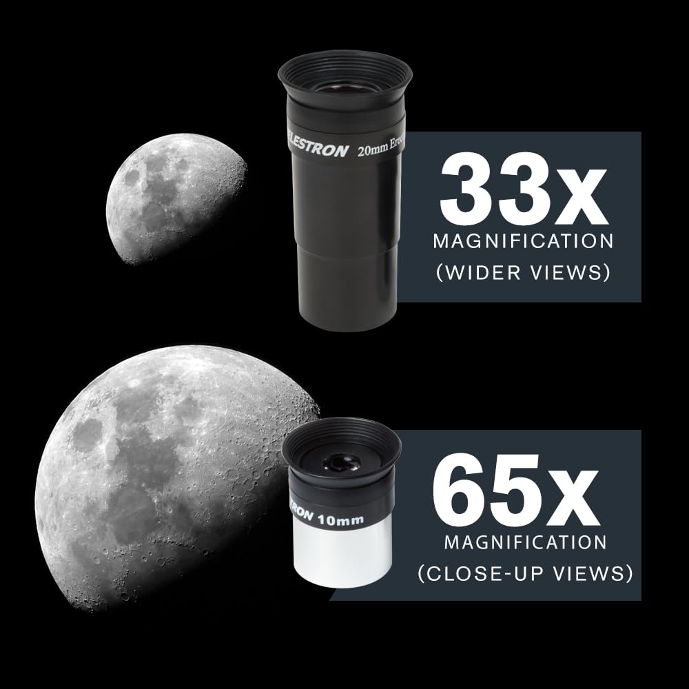 Celestron 31045 AstroMaster 130EQ Newtonian Reflector Telescope, Dark Blue