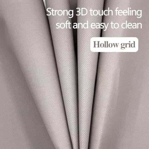 Image of 14CT Aida Cloth - 30x35 Inch Cross Stitch Fabric for Embroidery, Pre-Cut Needlework Material, Acid-Free, Durable Weave(Light Coffee Color)