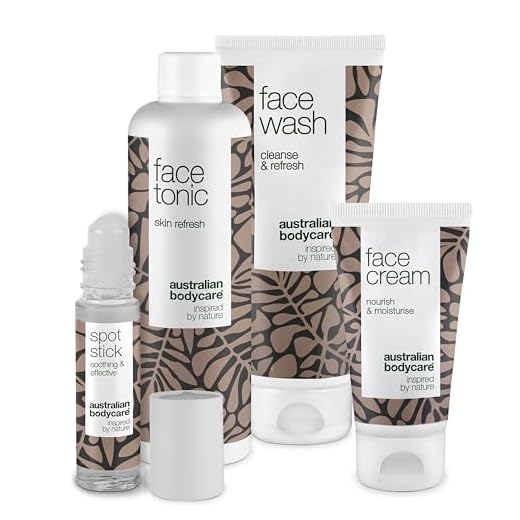Australian Bodycare Face Kit Tea Tree Oil | 4 produkter mot oren hud, finnar och pormaskar | Kan användas till daglig vård av akne och rosacea | 100% tillfredsställelsesgaranti | 100% vegansk