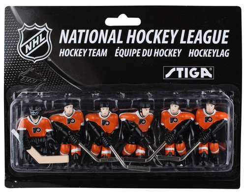 STIGA Philadelphia Flyers Table Rod Hockey Players