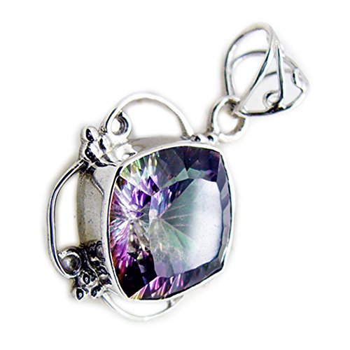 Pendentif en quartz mystique ovale, le charme vintage pour sublimer vos tenues