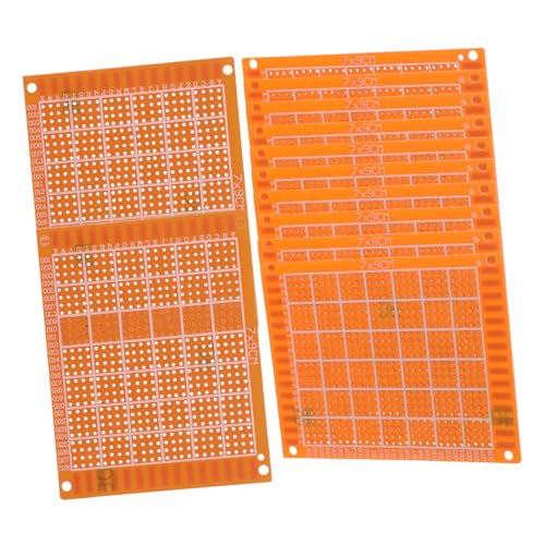 TOKIDNY 10pezzi Schede Circuito Per Saldatura Pannelli Sperimentali Di Spessore Per Progetti Elettronici Fai Te e Prototipazione