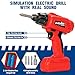 Kids Tool Bench Set with Electric Drill and Realistic Tools, Construction Workbench Playset Toy for Toddler 3-5, Easy Set up, Kids Boy Toys, Birthday Gifts for Boys Age 3 4 5 Year Old
