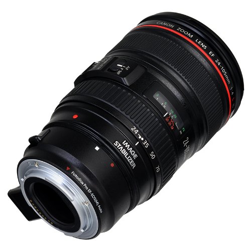 Fotodiox Pro Lens Mount Adapter with AutoExposure, AutoFocus and AutoAperture, Canon EOS EF