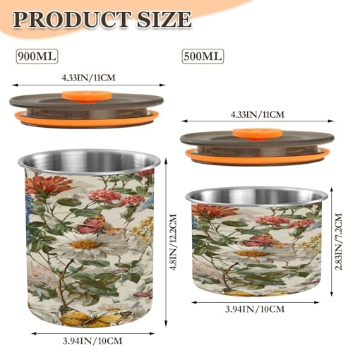 Envase de Acero Inoxidable Hermético para Café 900 ml miniatura 2