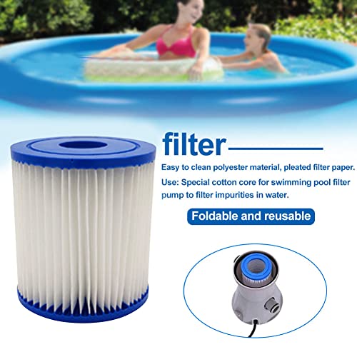 Filtro de piscina | Substituição do filtro da bomba da piscina | Acessório para manter a limpeza da