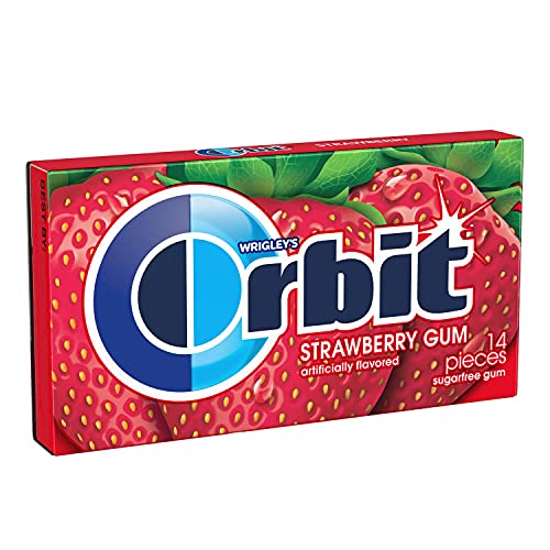 Image of Orbit Strawberry Gum 14 Pieces Pack of 12, x 33 g