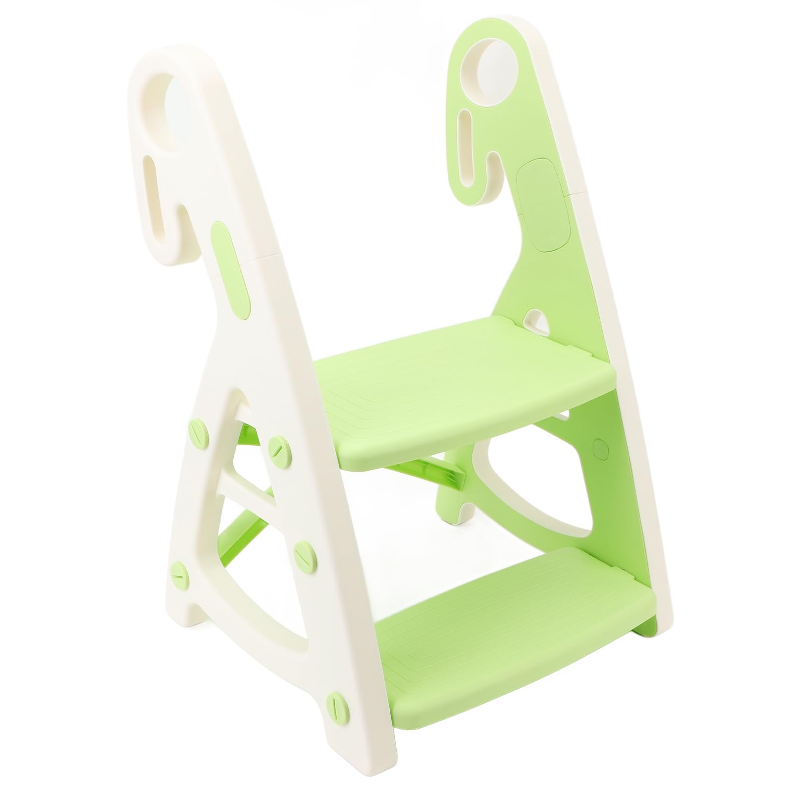 Tabouret de pas pour tout-petit à 2 étapes avec surface antidérapante