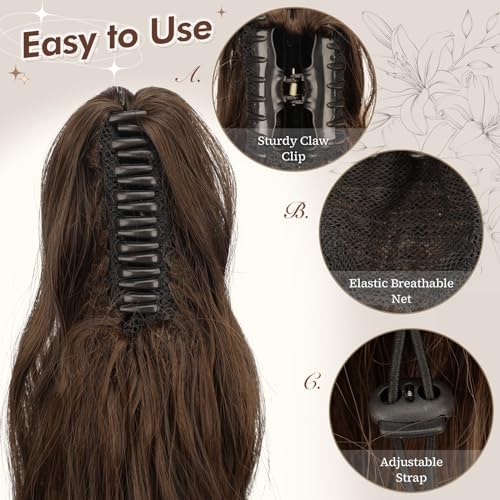 FESHFEN Ponytail Extensions - Image 3