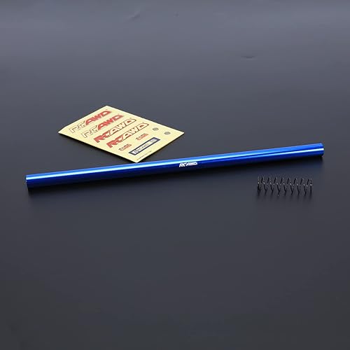 Miniatura 7 de RCAWD Eje de transmisión central de aleación de aluminio de 8.937in para Arrma 4s Kraton 1-10, azul oscuro