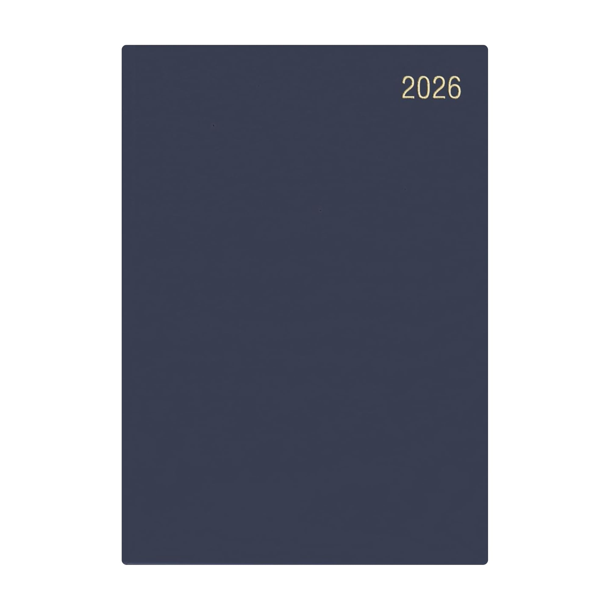 Precious 2026 A4 One Day to a Page Diary with Full Page of Saturday & Sunday Hardback Cover Planner Organiser Diary (Navy Blue) โ image 1