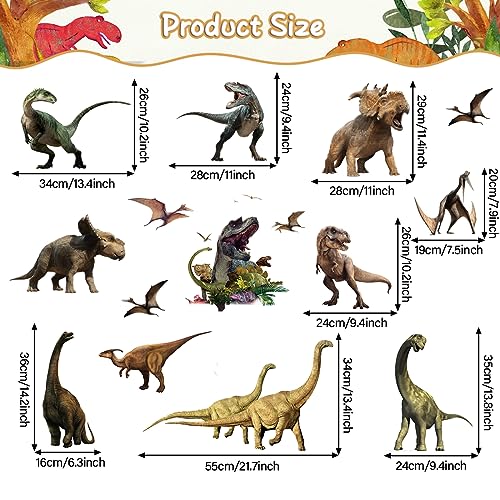 Vinilos Decorativos de Dinosaurios 3D para Niños miniatura 3