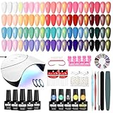 VANREESA Kit Semipermanente Unghie, 20 Colori Smalto Semipermanente Unghie con Lampada per...