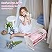 Baby Doll Crib Toy Wooden Bed Play Rocking Cradle for Dolls with Mattress Pillow & Blanket for 18” Doll