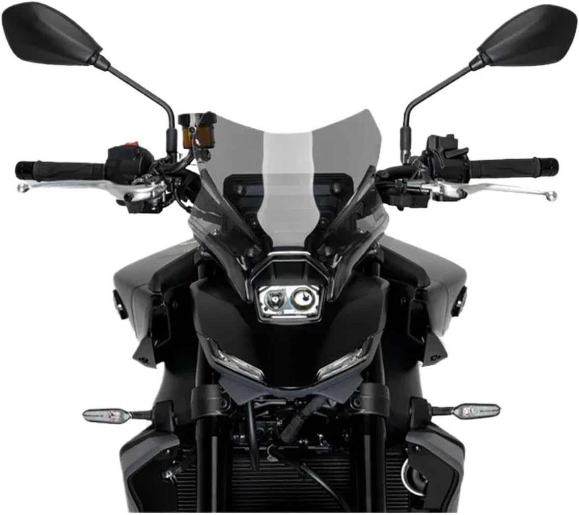 ヤマハ MT-09 2024 2025 MT09 SP Y-AMT バイクツーリング ウィンドシールドバイザー ダブルバブル ウィン