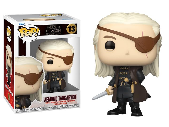 POP House of Dragon - Aemond Targaryen Funko Vinyl Figure (Bundled with Compatible Box Protector Case), Multicolored, 3.75 inches - Image 2