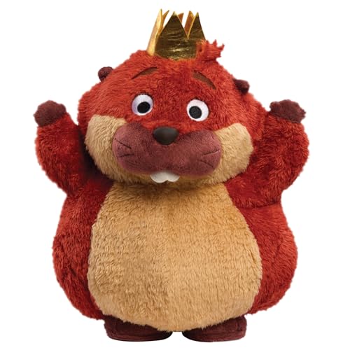 Disney and Pixar's Hoppers Workin' Out King George Feature Plush - Talking & Moving Plush Toy for Kids and Movie Fans, Inspired by The Hoppers Movie, Kids Toys for Ages 3 Up by Just Play