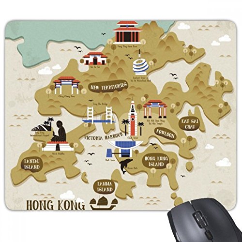 Cadeau idéal : tapis de souris jeu carte de Chine traditionnelle