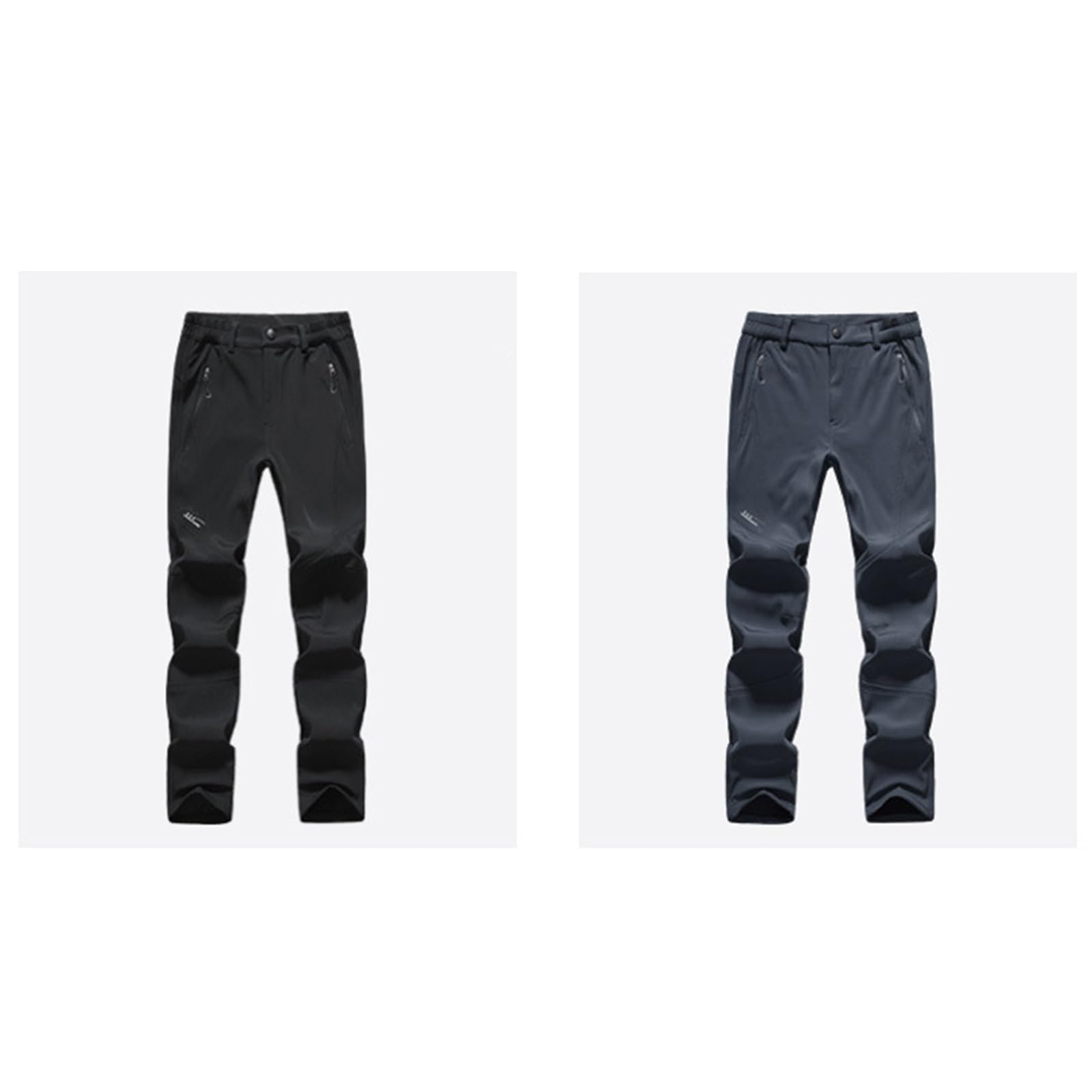 Dawwoti Pantalon De Ski Femme avec Poche À Fermeture Éclair, des Tenues De Ski Thermique Imperméable Épais Pantalon Voyage en Peluche Golf pour Les Femmes Pêche Sports d'hiver Coque Souple et