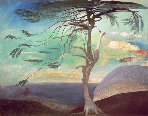 Impression d'art le cèdre solitaire Csontvary toile haut de gamme 60x90