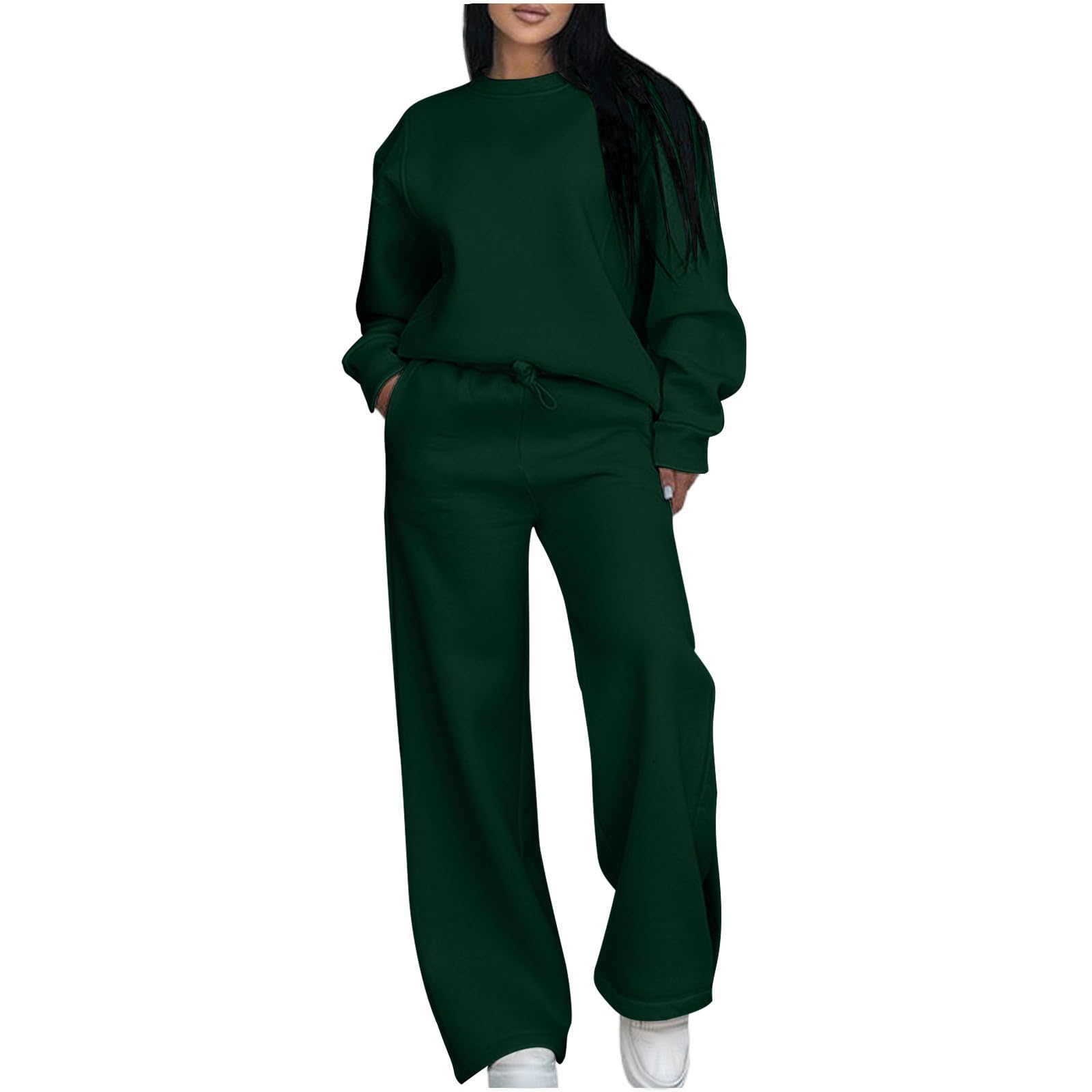 Huytertdr Women's Green Gym Set