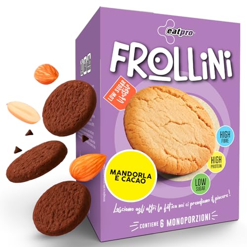 Biscotti Proteici Frollini Mandorla E Cacao EatPro 6 Monoporzioni Colazione
