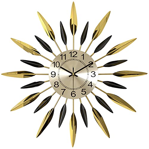 Horloge murale 23 pouces en métal grand format pour salon design