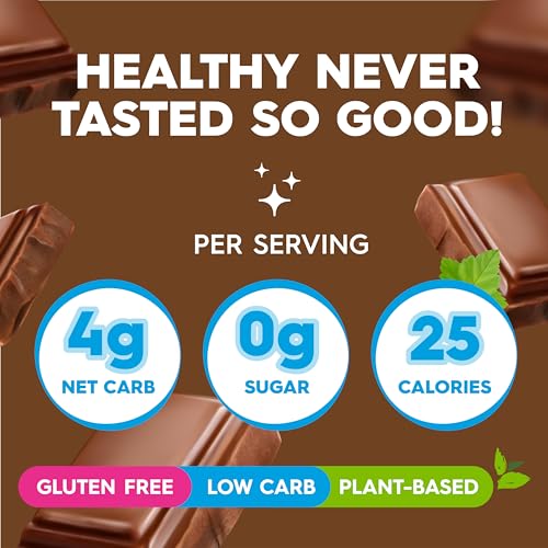 Image of Simply Desserts Chocolate Instant Pudding, Sugar-Free, 6-Pack - Healthy Dessert, Keto Snacks, Vegan & Diabetic-Friendly, Kosher, 1.7 Oz Ea