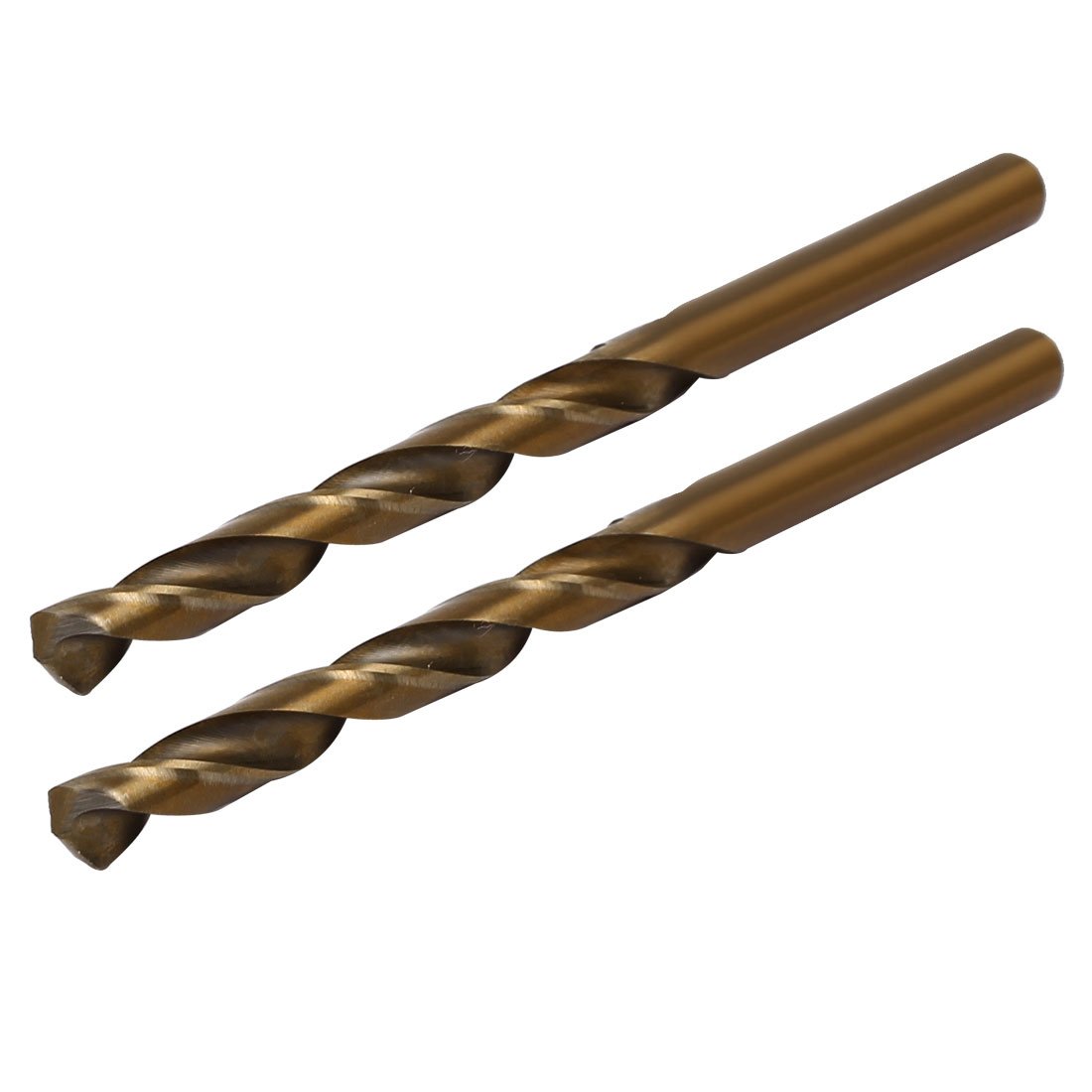 Sourcingmap 6.9mm Drilling Dia Straight Shank HSS Cobalt Metric Twist Drill Bit 2pcs, 6.9mm x 108mm