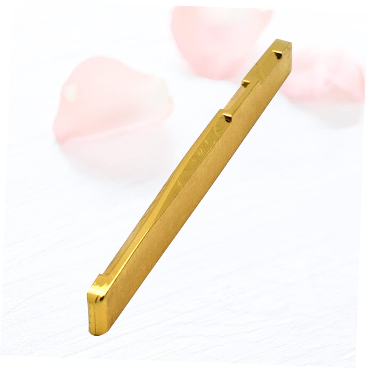 BESTonZON Bridge Pins Acoustic Guitar Brass Saddle Nut Guitar Bridge Saddle for Guitar Parts