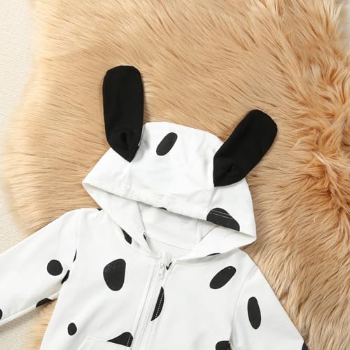 Disfraz completo de cachorro dálmata para bebé con pantalón y chaqueta miniatura 2