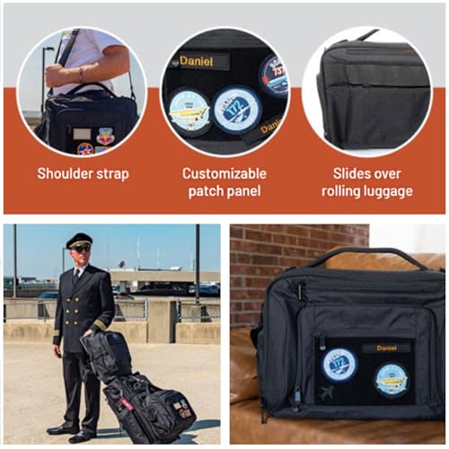 Bolso Flight Deck Pro para Piloto con 30 Bolsillos miniatura 6