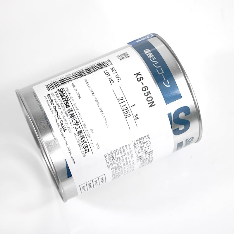 Shin-Etsu KS-650N grasa especial aislante 1 kg | Compuesto sellador para caucho y aplicaciones eléctricas de alta exigencia