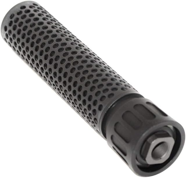 Airsoft Gear Parts Accessories 5KU 179mm KAC Style QDC/CQB Airsoft Suppressor Extend Barrel Tube with -14mm CCW Flashider Black